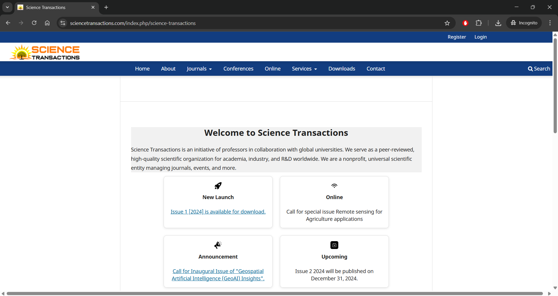 Science Transactions